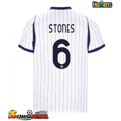 Camisa de Futebol Inter Milan John Stones #6 Equipamento Secundário 2026-27 Manga Curta